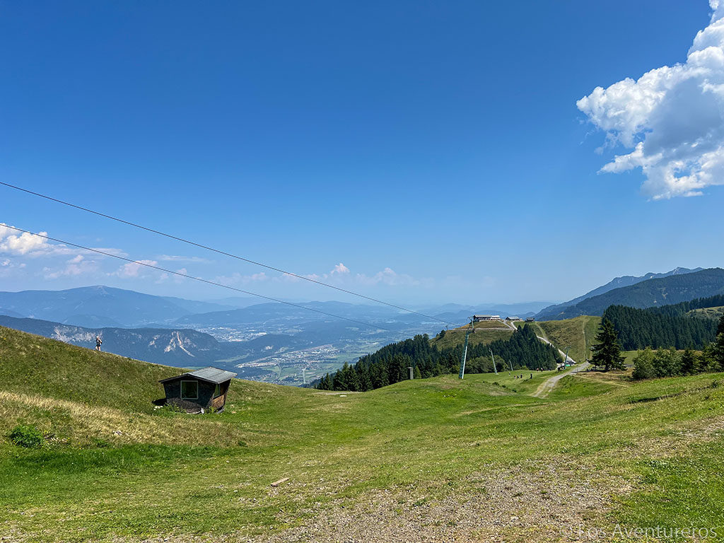 Cima Forno vista piste sci
